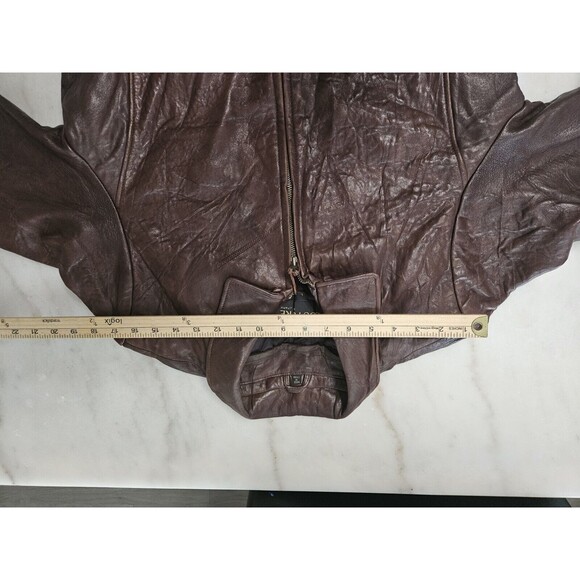 Vintage Genuine Leather Jacket Couture By J. Park Size Large, Classic Fit, Old! - Picture 9 of 14